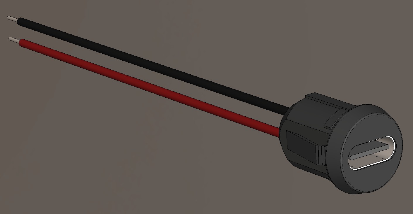 USB C 面板安装